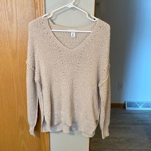 Rachel Zoe tan sweater